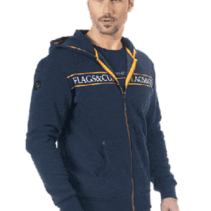 Flags & Cup – Sweat zippé Péricot