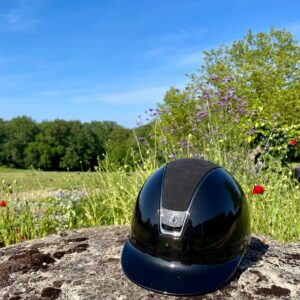 Samshield – Casque Shadow Glossy Noir – Alcantara – Crystal Fabric