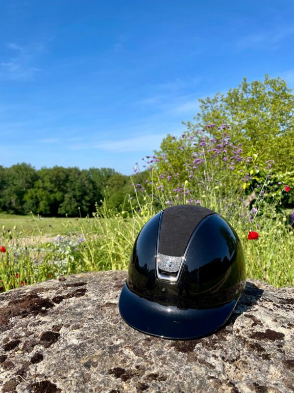 Samshield – Casque Shadow Glossy Noir – Alcantara – Crystal Fabric