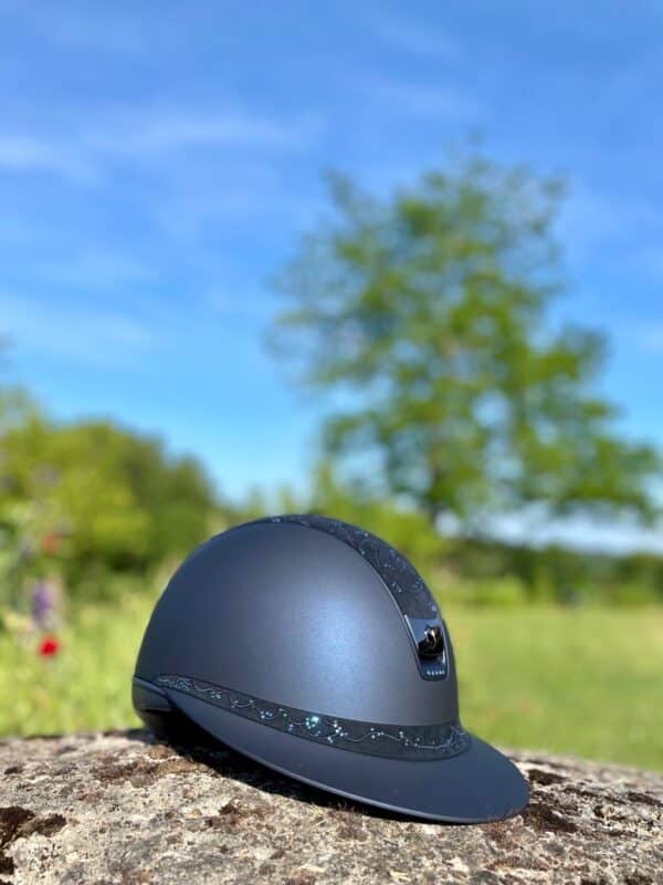 Casque Shadowglossy Miss Shield Blue Cristal black
