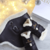 Kentucky – Sangle bavette sheepskin mouton naturel